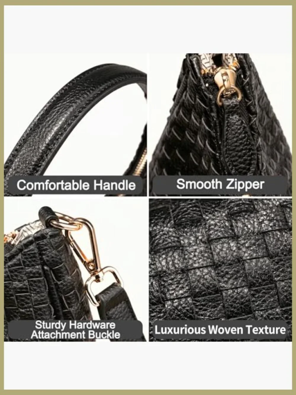 N/A woven shoulder